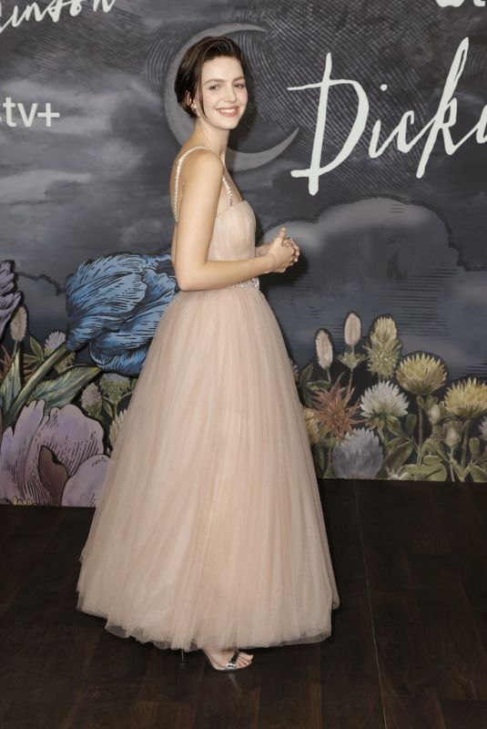ELLA HUNT at Dickinson, Season 3 Premiere in West Hollywood 11/01/2021
