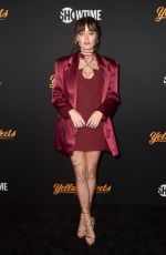 ELLA PURNELL at Yellowjackets Premiere in Los Angeles 11/10/2021