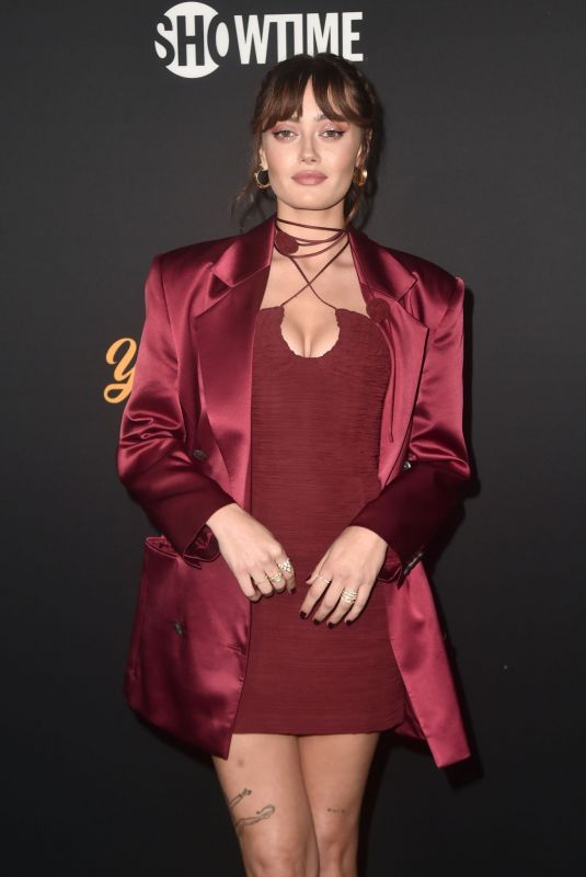 ELLA PURNELL at Yellowjackets Premiere in Los Angeles 11/10/2021