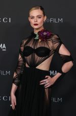 ELLE FANNING at 10th Annual LACMA ART+FILM GALA in Los Angeles 11/06/2021