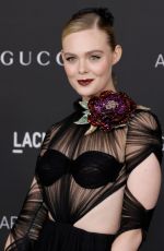 ELLE FANNING at 10th Annual LACMA ART+FILM GALA in Los Angeles 11/06/2021