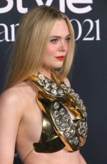 ELLE FANNING at 2021 Instyle Awards in Los Angeles 11/15/2021