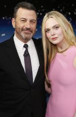 ELLE FANNING at Jimmy Kimmel Live 11/15/2021