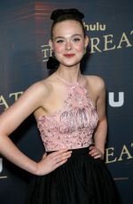 ELLE FANNING at The Great Premiere in Los Angeles 11/14/2021