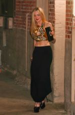 ELLE FANNING Leaves Jimmy Kimmel Live! in Hollywod 11/15/2021