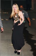 ELLE FANNING Leaves Jimmy Kimmel Live! in Hollywod 11/15/2021