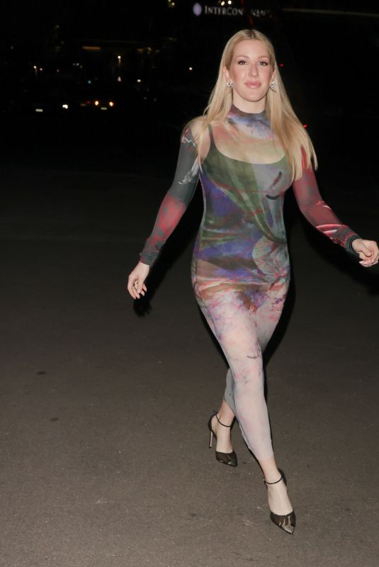 ELLIE GOULDING Leaves Gay Times Awards in London 11/20/2021