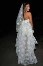 ELMA PAZAR Arrives at a Halloween Party in Epping 10/31/2021