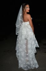 ELMA PAZAR Arrives at a Halloween Party in Epping 10/31/2021