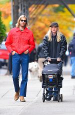ELSA HOSK and Tom Daly Out and About in New York 11/22/2021