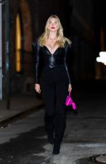 ELSA HOSK Arrivesa at DL1961 Holiday Party in New York 11/18/2021
