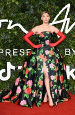 ELSA HOSK at 2021 British Fashion Awards in London 11/29/2021