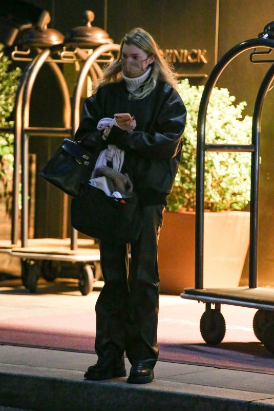 ELSA HOSK Out in New York 11/22/2021