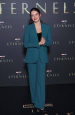ELSA WOOD at The Eternals Premiere in Paris 11/02/2021