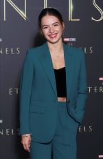 ELSA WOOD at The Eternals Premiere in Paris 11/02/2021