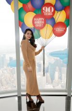 EMERAUDE TOUBIA at Empire State Building in New York 11/22/2021