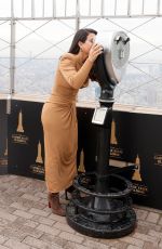 EMERAUDE TOUBIA at Empire State Building in New York 11/22/2021