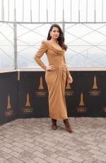 EMERAUDE TOUBIA at Empire State Building in New York 11/22/2021