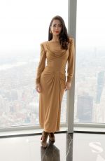 EMERAUDE TOUBIA at Empire State Building in New York 11/22/2021