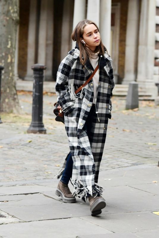 EMILIA CLARKE Out and About in London 11/04/2021