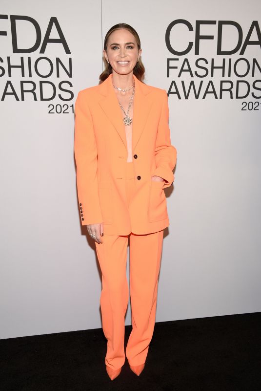 EMILY BLUNT at 2021 CFDA Fashion Awards at The Grill Room in New York 11/10/2021