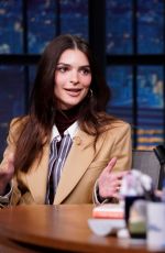 EMILY RATAJKOWSKI at Late Night with Seth Meyers 11/08/2021