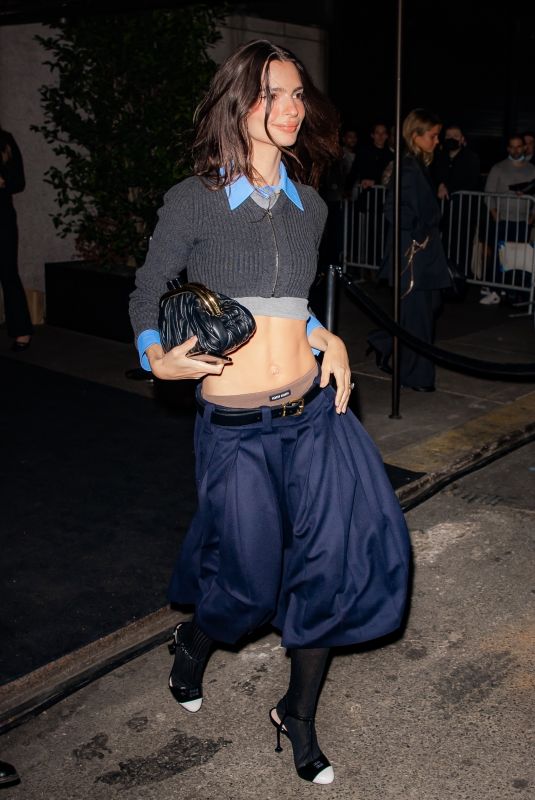 EMILY RATAJKOWSKI Leaves CFDA Awards in New York 11/10/2021