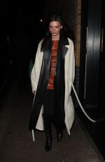 EMILY RATAJKOWSKI Out Dinner in London 11/30/2021