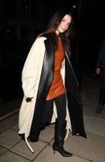 EMILY RATAJKOWSKI Out Dinner in London 11/30/2021