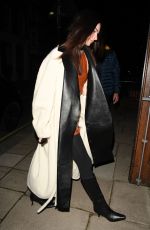 EMILY RATAJKOWSKI Out Dinner in London 11/30/2021