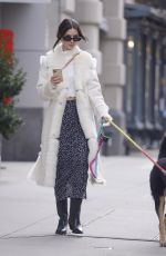 EMILY RATAJKOWSKI Out with Her Dog in New York 11/17/2021