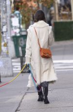 EMILY RATAJKOWSKI Out with Her Dog in New York 11/17/2021