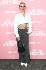 EMMA BROOKS at The Sex Lives of College Girls Premiere in Los Angeles 11/10/2021