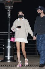 EMMA CHAMBERLAIN Leaves Louis Vuitton Evening in Malibu 11/19/2021