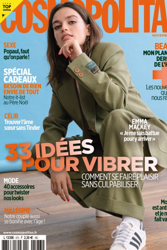 EMMA MACKEY in Cosmopolitan Magazine, France November 2021