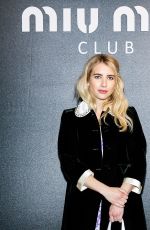 EMMA ROBERTS at Miu Miu Nuit Club Event in New York 11/16/2021