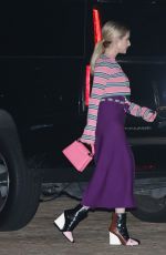 EMMA ROBERTS Leaves Louis Vuitton Evening in Malibu 11/19/2021
