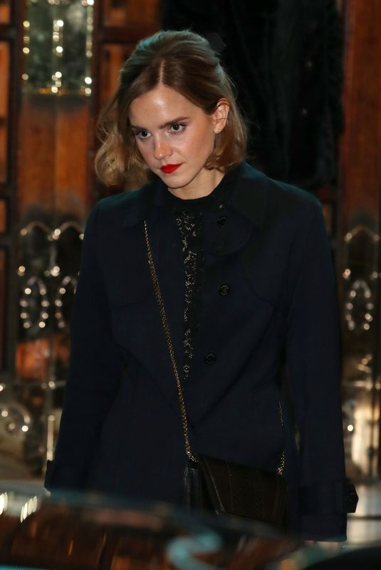 EMMA WATSON Leaves An Audience with Adele Recording at London Palladium 11/06/2021