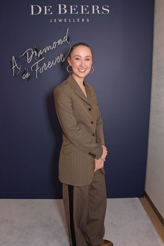 ERIN DOHERTY at De Beers Jewellers London Flagship Store Opening 11/24/2021