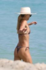 ESTEFANIA AHUMADA in Bikini in Miami Beach 10/31/2021