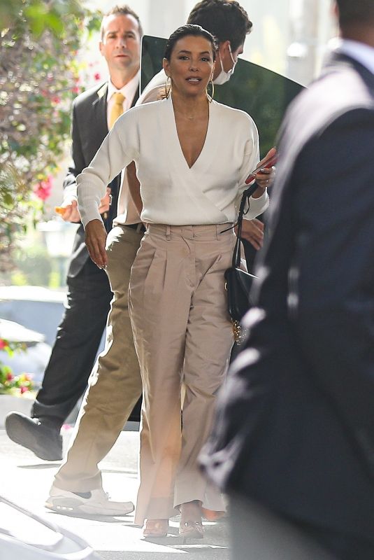 EVA LONGORIA Arrives for Brunch at Bel Air Hotel 11/06/2021