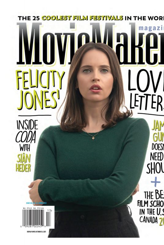 FELICITY JONES in Moviemaker Magazine, Issue 140 Summer 2021