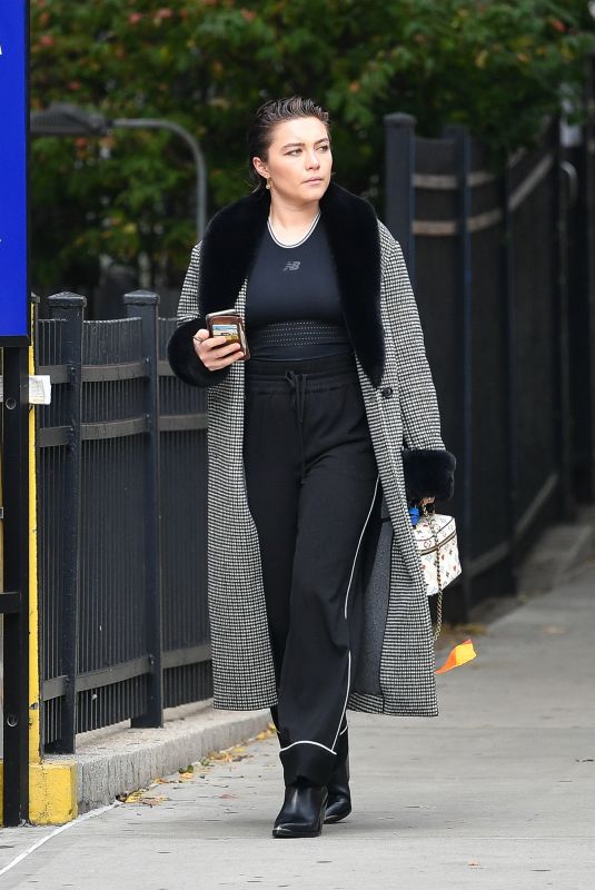 FLORENCE PUGH Out and About in New York 11/15/2021