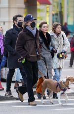 FLORENCE PUGH Out with Friends in New York 11/28/2021