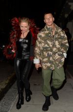GABBY ALLEN Arrives at MNKY HSE Halloween Party in London 10/31/2021