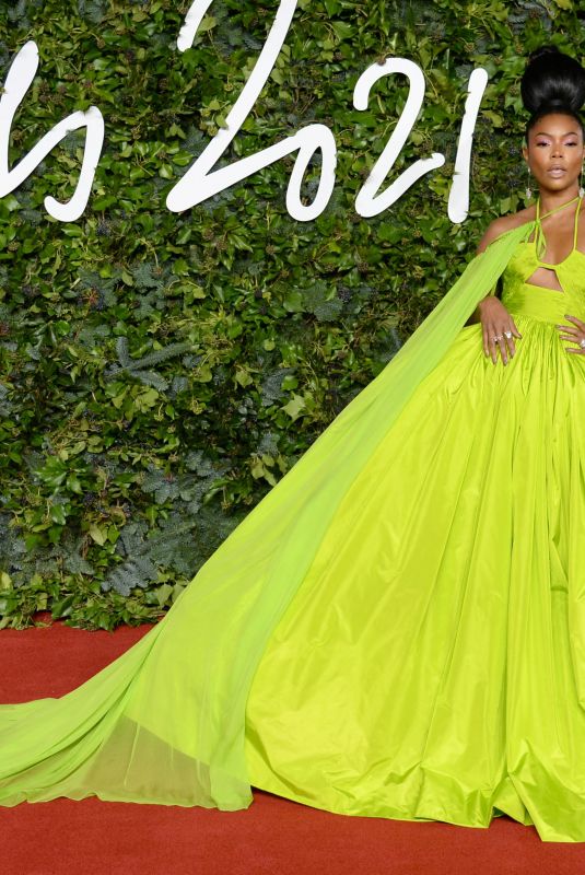 GABRIELLE UNION at 2021 British Fashion Awards in London 11/29/2021