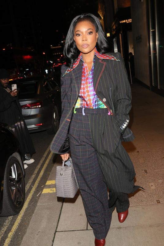 GABRIELLE UNION Night On in London 11/28/2021