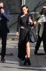 GAL GADOT Arrives at Jimmy Kimmel Livve in Hollywood 11/03/2021