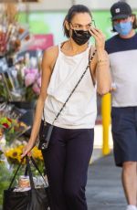 GAL GADOT Shopping for Groceries at Bristol Farms in Hollywood 11/28/2021