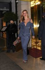 GEORGIA MAY JAGGER Leaves Isabel Mayfair in London 11/04/2021